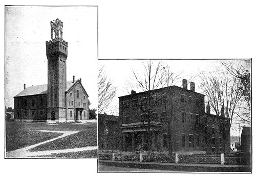 C. & D. Buildings; Gymnasium & Middle Hall