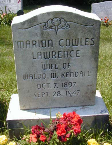 Marion Cowles Lawrence Kendall