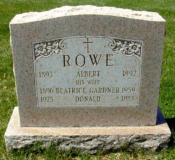 Rowe - Gardner
